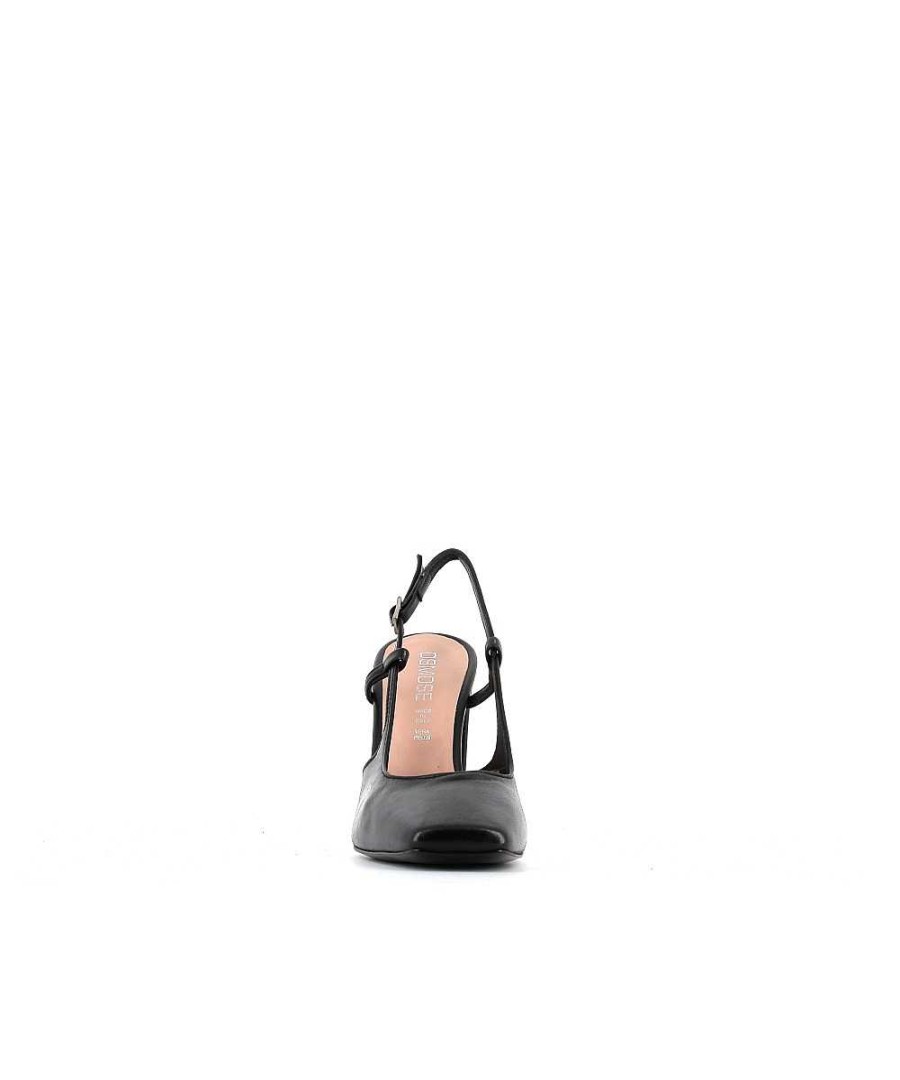 Osmose Escarpin Wanda Cuir Noir Hot