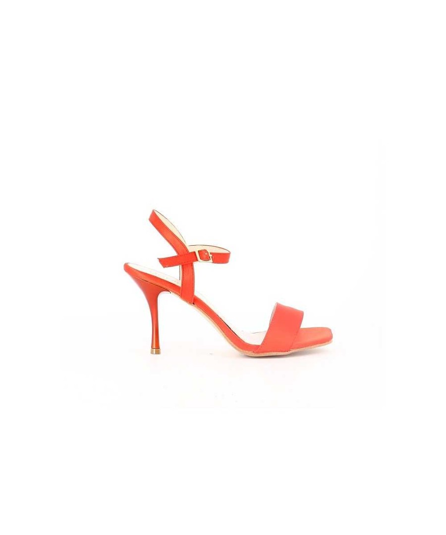 Osmose Sandale Sacha Satin Orange Hot