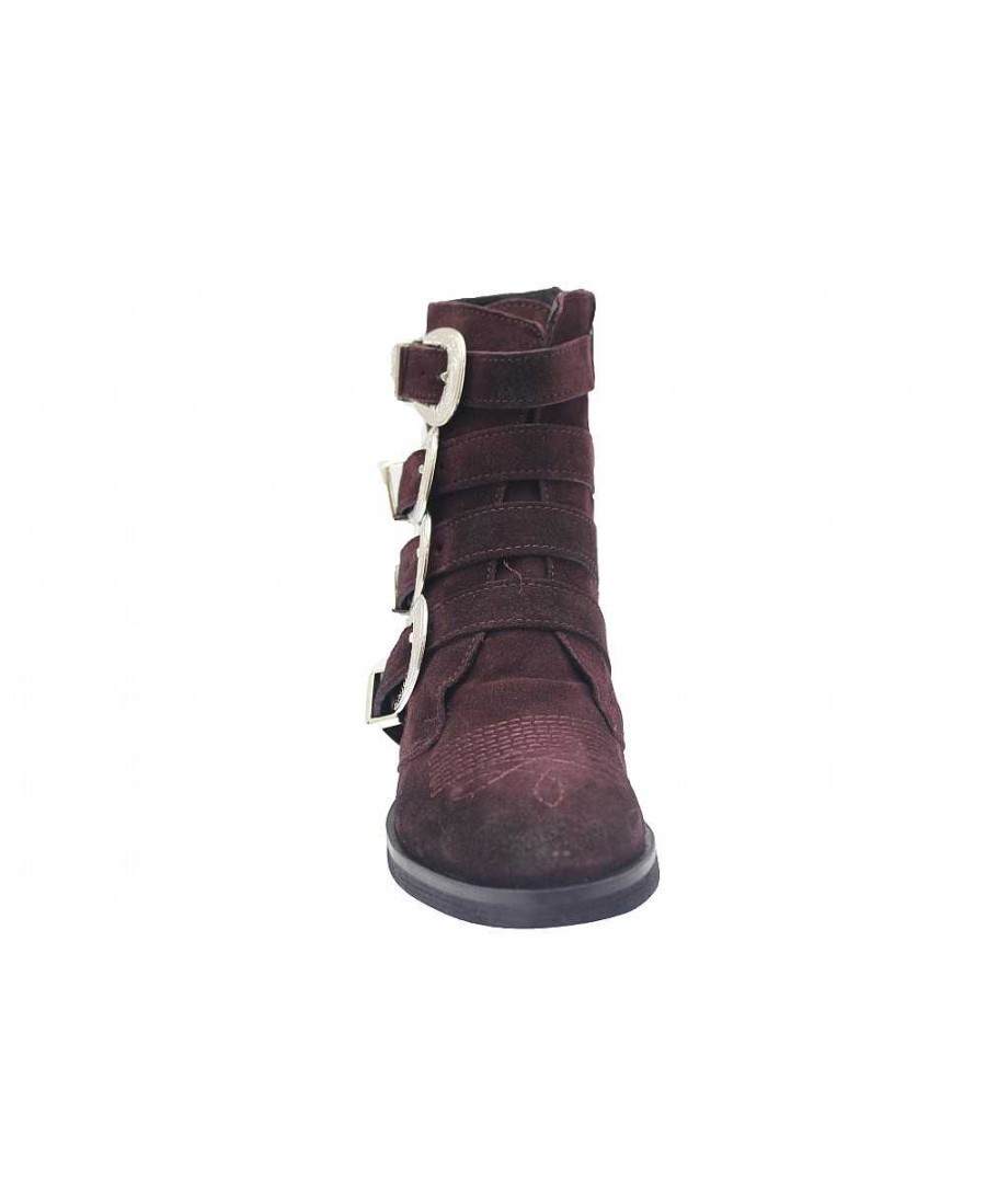 Osmose L'Air Western Chic A La Frenchy Osmose Shoes: Boots Effet Tiag Bordo Online