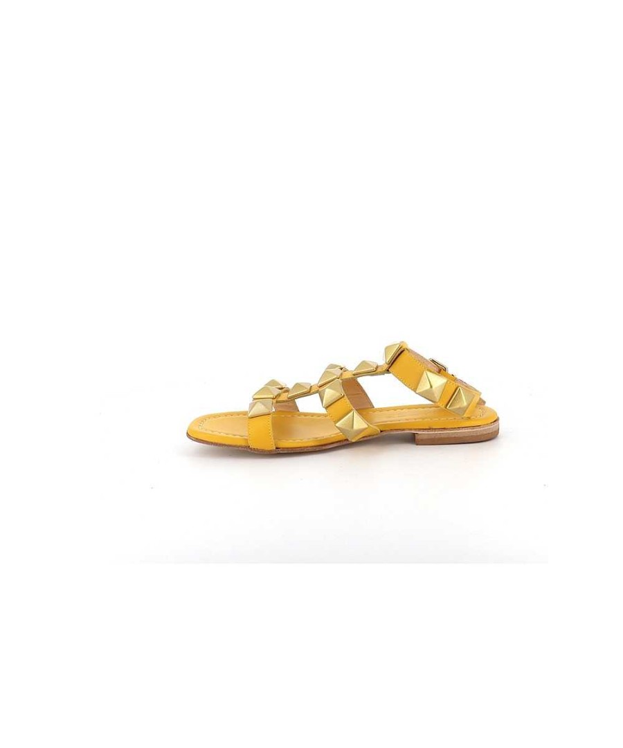 Osmose Sandale Nawel Cuir Jaune New