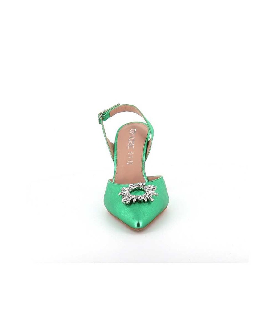 Osmose Escarpin Mimi Cuir Vert Clearance