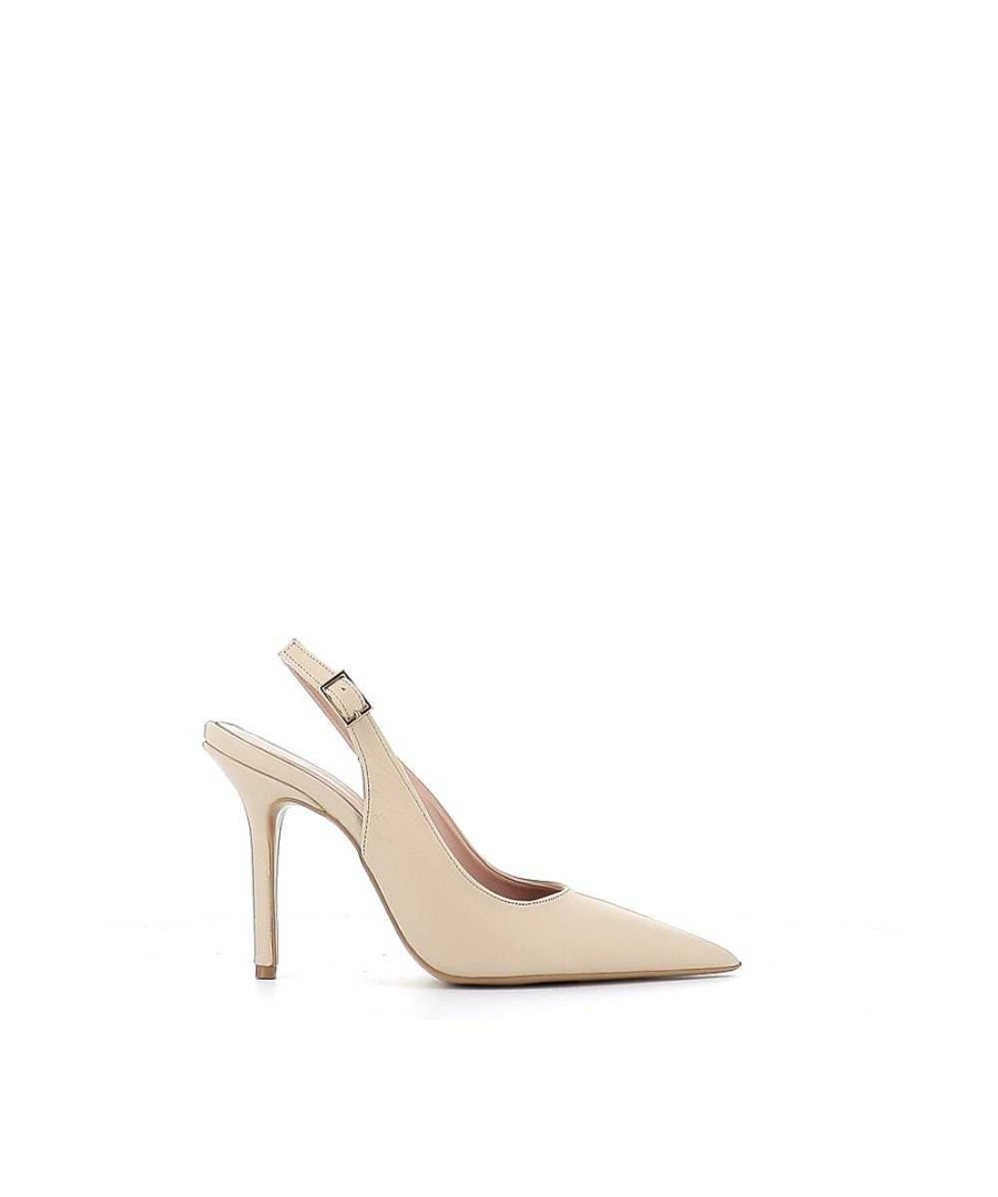 Osmose Escarpin Carlita Cuir Beige Hot