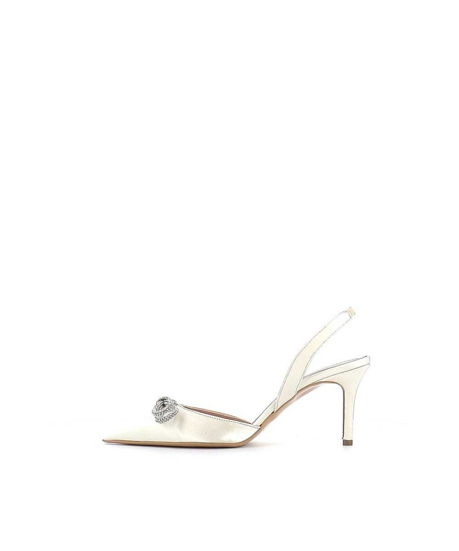 Osmose Escarpin Rosalie Satin Beige Clearance