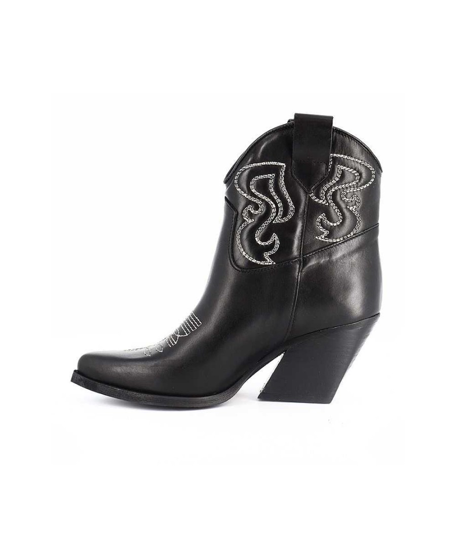 Osmose Boots Santiag India-E24 Cuir Noir Clearance