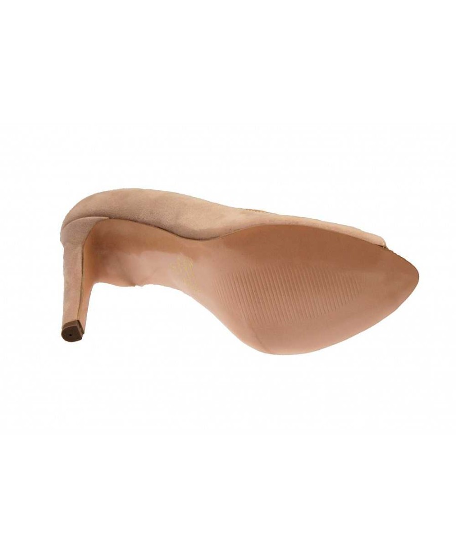 Osmose Vague Chic En Osmose Shoes: Escarpin Femme Rose Nude Ajoure A Talon Online