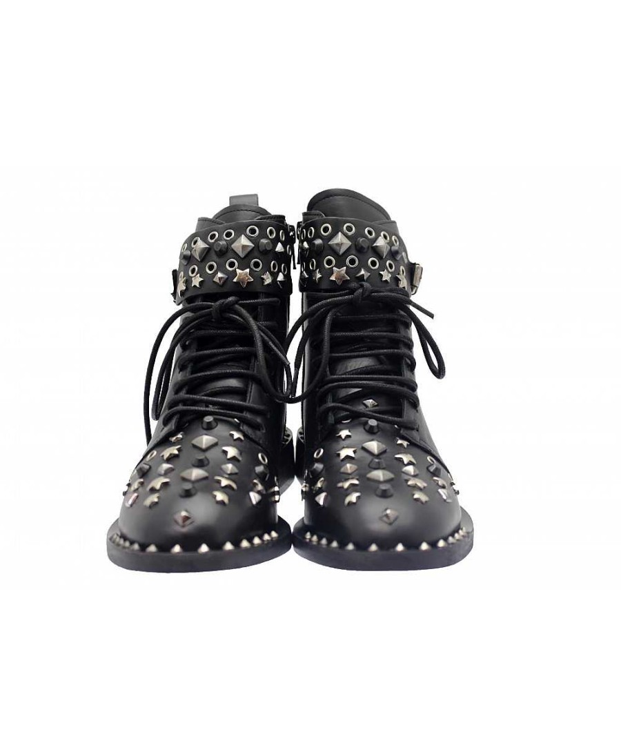 Osmose Edition Limite De Bikers Parisienne Osmose Shoes: Boots Lacets & Clou New