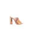 Osmose Mule Elisa Lamine Orange A Talon Carre New