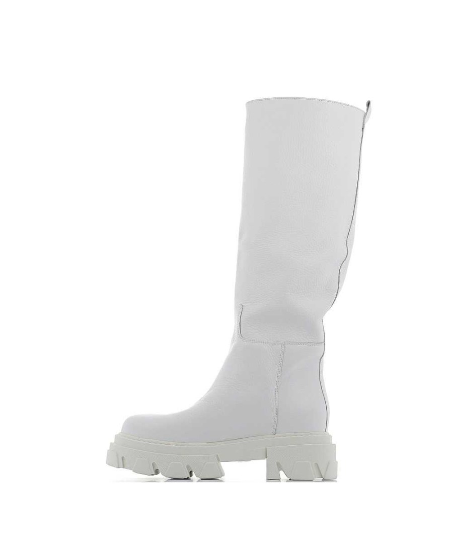 Osmose Nouvelle Bombe En Botte Rangers Militaire Cuir Graine Blanc Osmose Wholesale