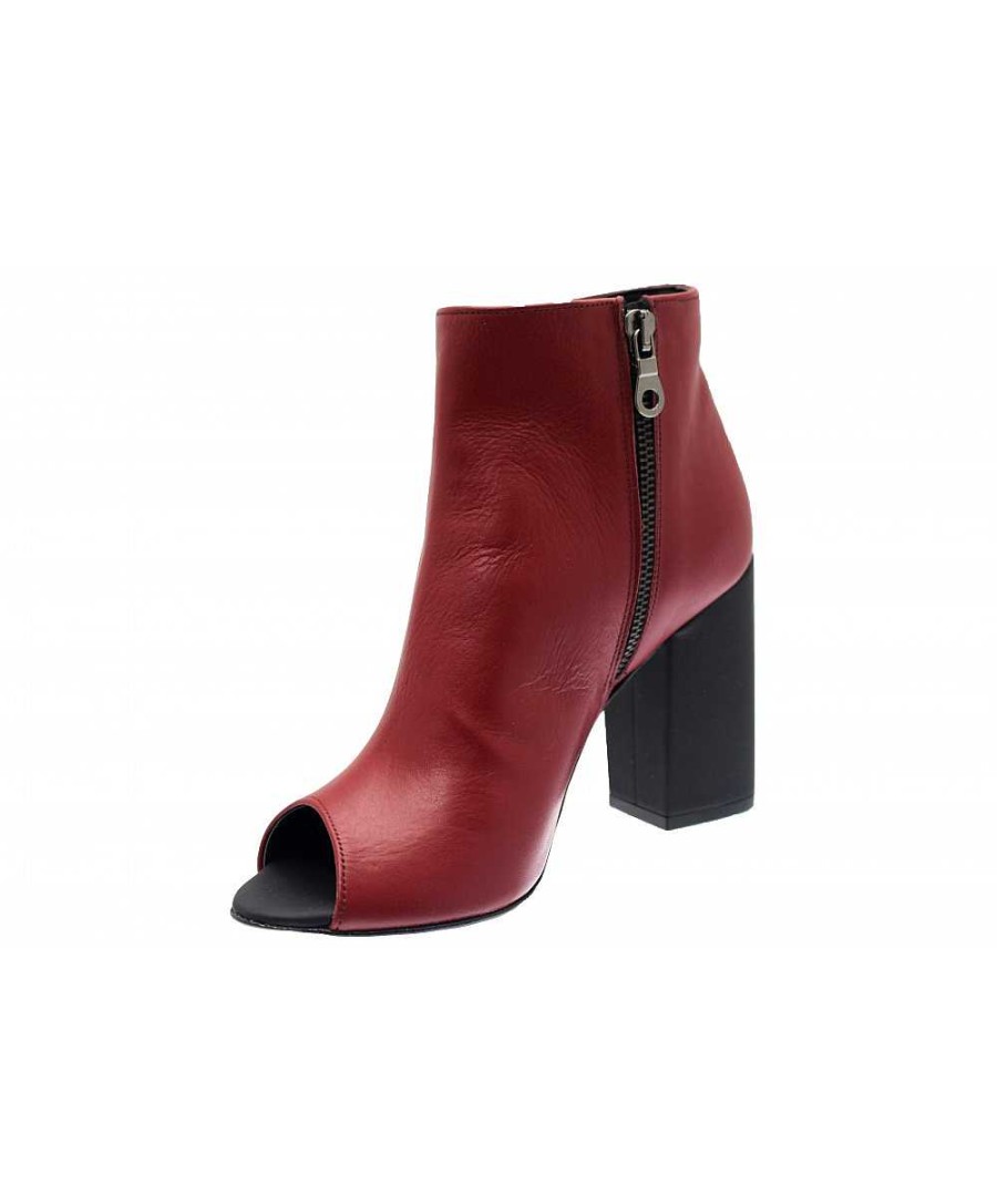 Osmose Fondez Avec Tendance & Couleur: Bottine Cuir Bordo Ajoure Osmose Shoes Wholesale