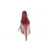 Osmose Coup De Coeur Osmose Shoes: Escarpin Vague Femme Imprime Python Rouge Clearance