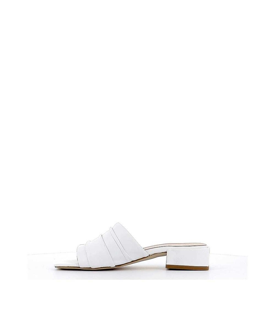 Osmose Mule Livia Cuir Blanc Hot