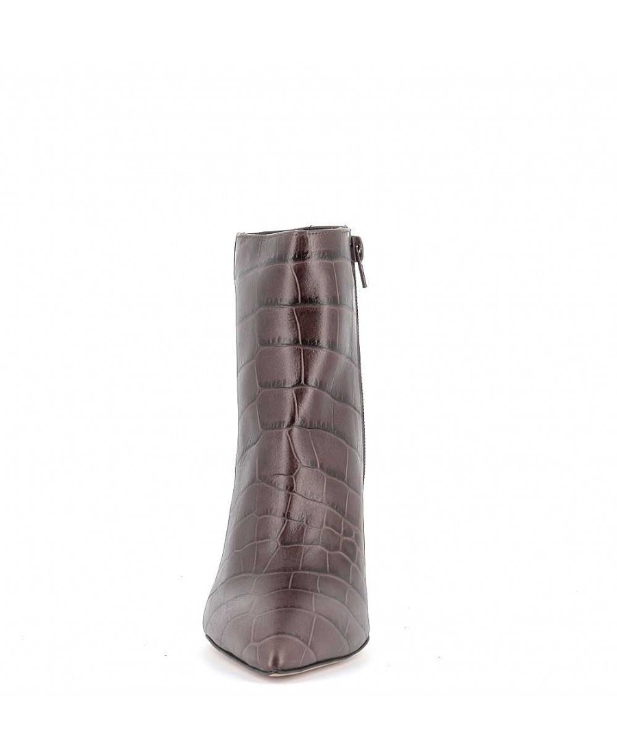 Osmose Bottine Devil Cuir Croco Marron Wholesale