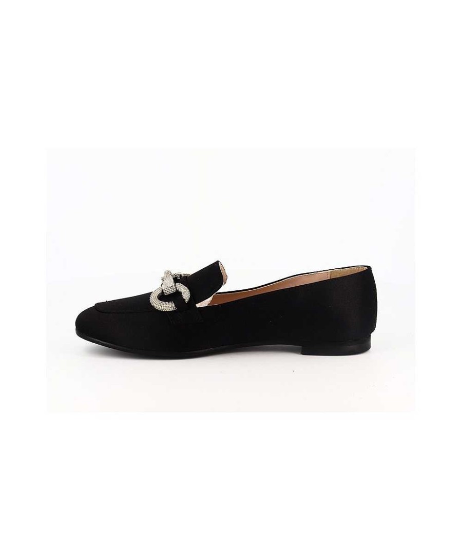 Osmose Mocassin Marilou Satin Noir Clearance