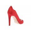 Osmose Passionnement Votre En Osmose Shoes: Escarpin Femme Ajoure Satin Rouge Hot