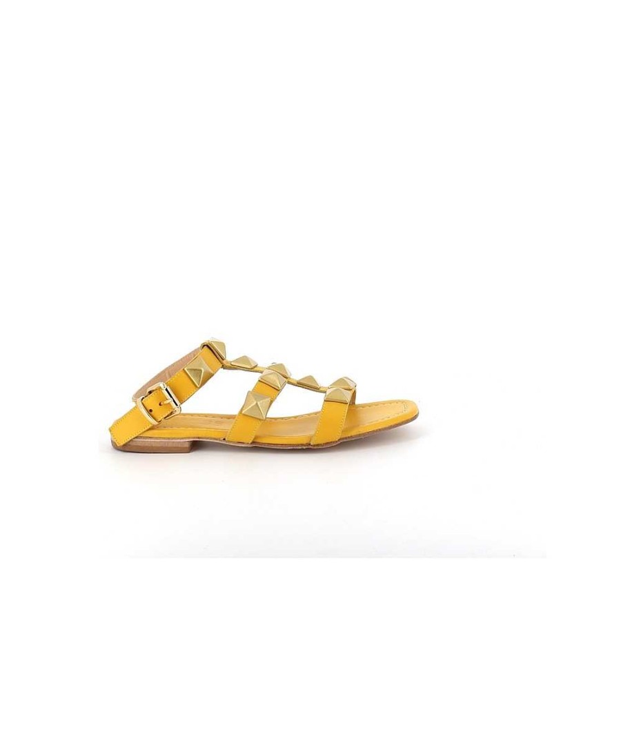 Osmose Sandale Nawel Cuir Jaune New