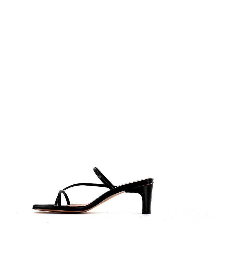 Osmose Sandale Emma Cuir Noir New