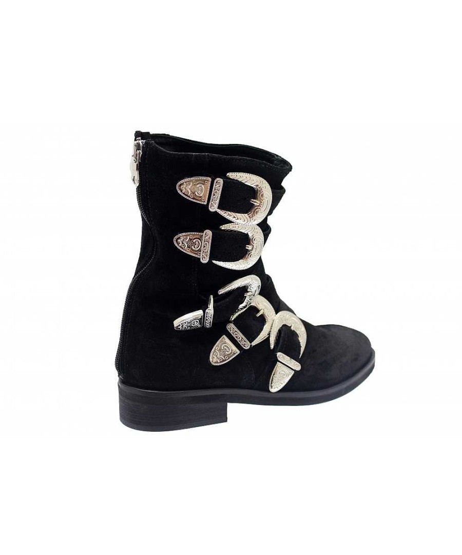 Osmose Black Western Style A La Frenchy En Osmose Shoes: Boots Effet Tiag Online