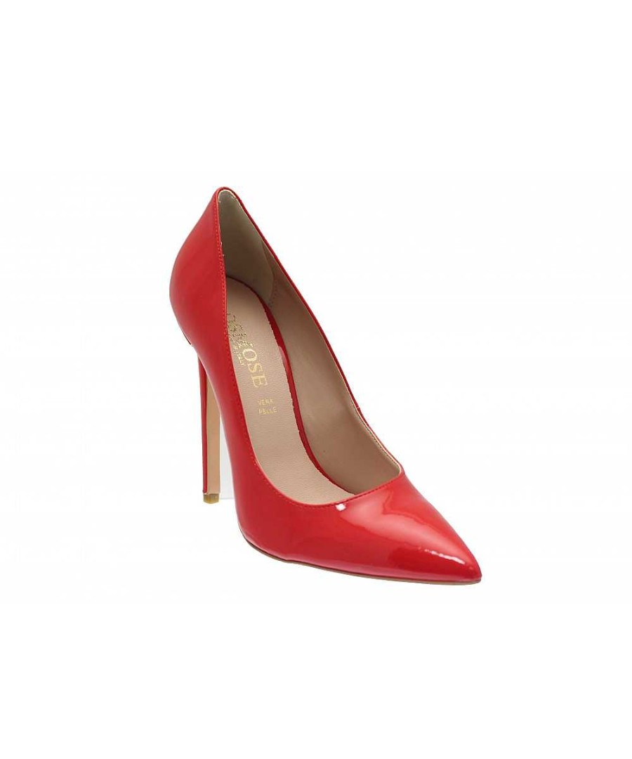 Osmose Passionnez En Escarpin Pointue Osmose Shoes Vernis Rouge A Prix Doux Online