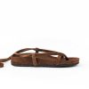 Osmose Sandale Daim Marron Entre Doigt & Ficelle, Osmose Shoes. Hot