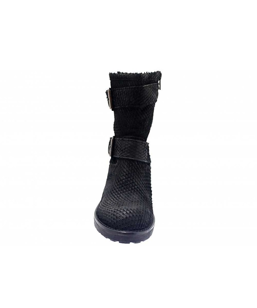 Osmose Motarde Python Noir Femme A Shoeser En Osmose Shoes Paris Cette Saison Online