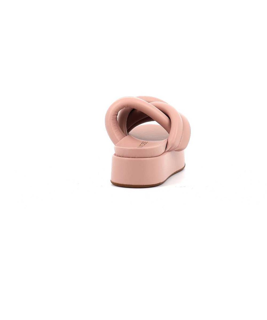 Osmose Bibi Sandale Plate Cuir Vieux Rose Best