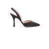 Osmose Escarpin Mina Satin Noir, Signe Osmose Shoes Paris. Best