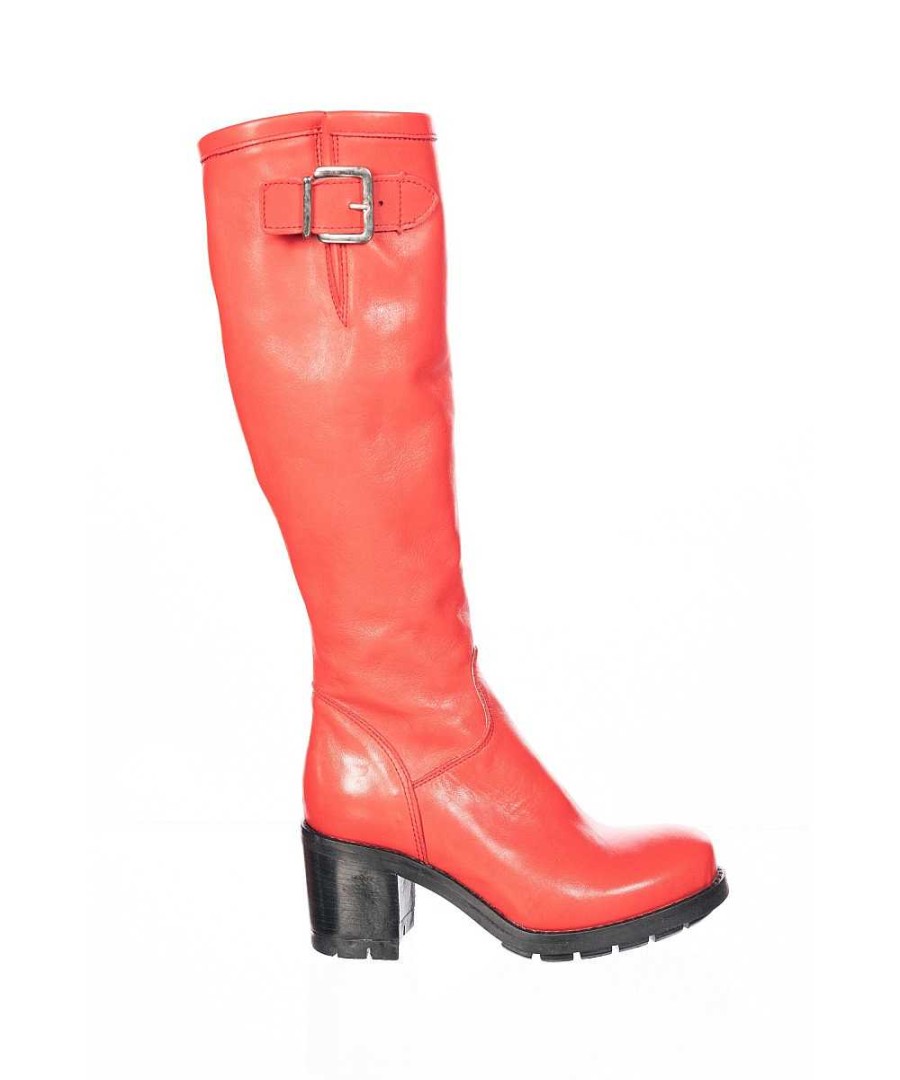 Osmose Assumez Vous En Motarde Rouge Sur La Nouvelle Botte A Talon Osmose Wholesale