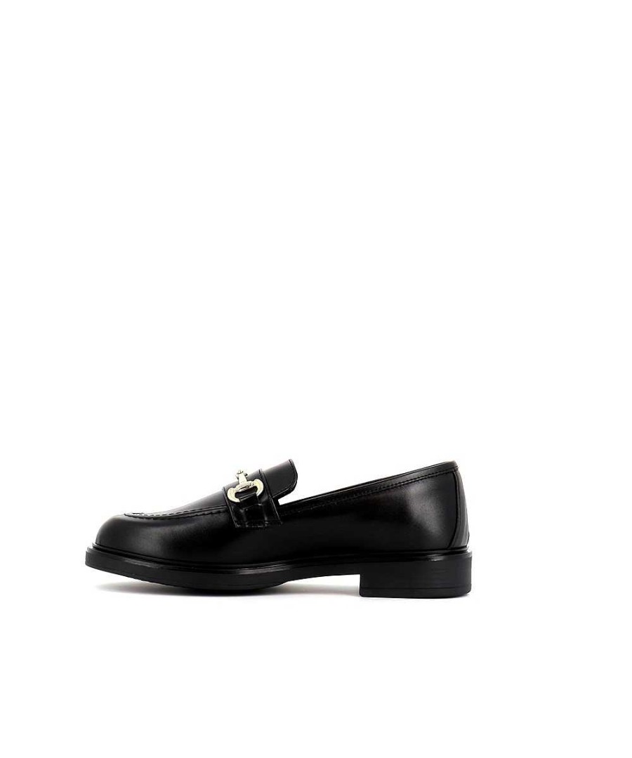 Osmose Mocassin Charme Cuir Noir New