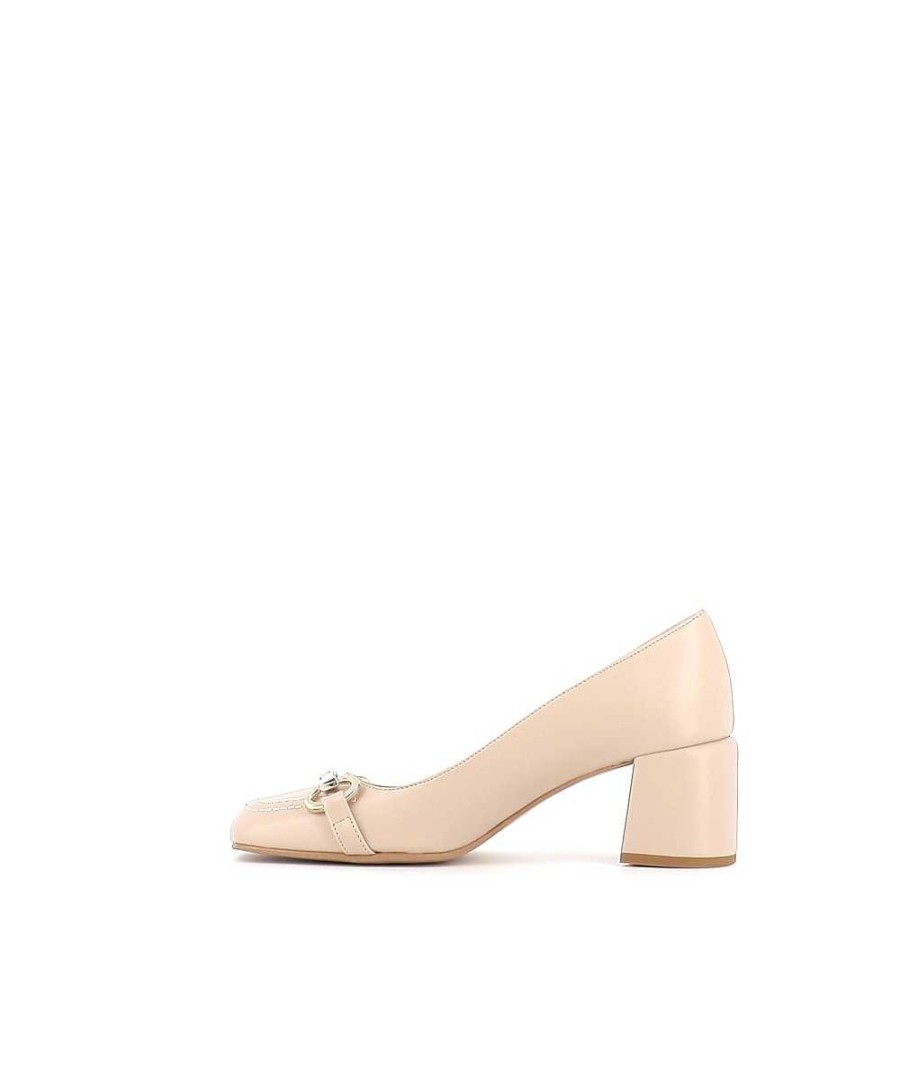 Osmose Escarpin Angelina Cuir Beige New