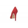 Osmose Escarpin Femme Effet Daim Rouge Bout Pointu Talon Aiguille Talon 9 Cm. Online