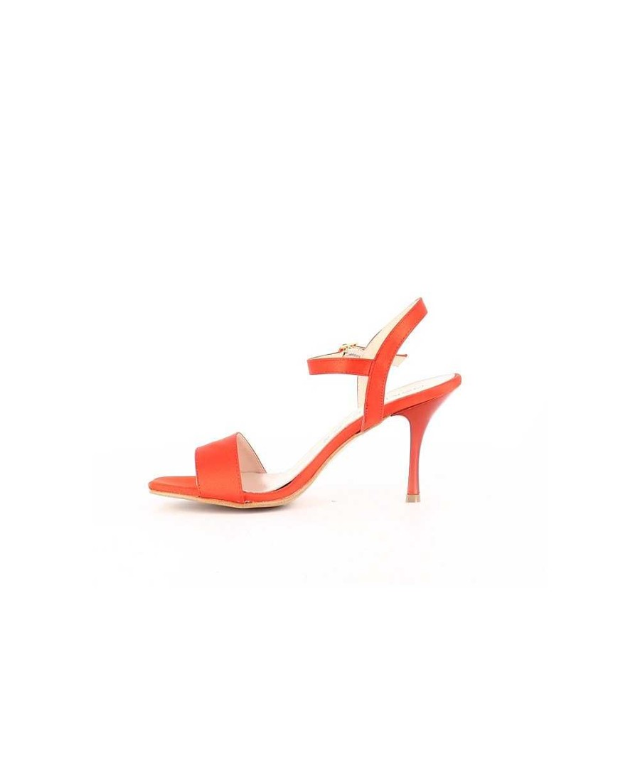 Osmose Sandale Sacha Satin Orange Hot