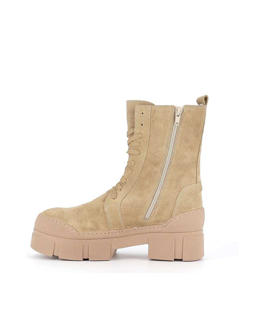 Osmose Boots Malika Daim Beige Best