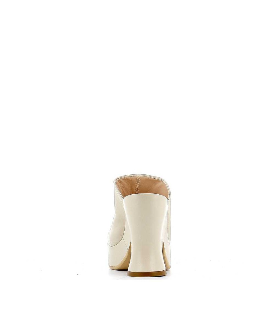 Osmose Sabot Mule Wafa Cuir Beige Clearance