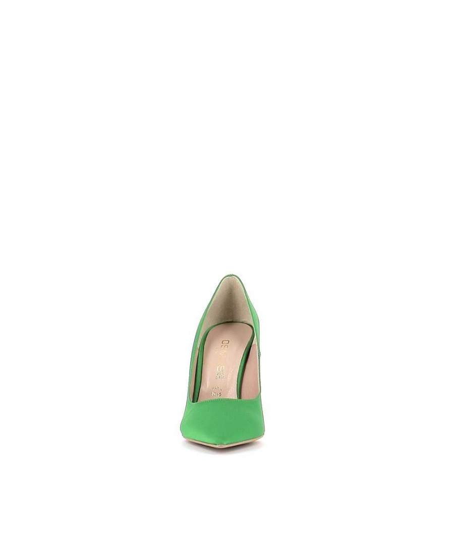 Osmose Escarpin Tina Satin Vert Hot