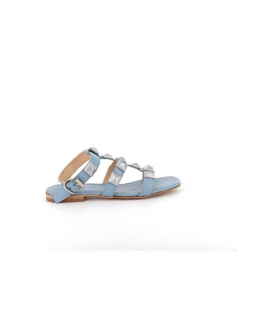 Osmose Sandale Nawel Cuir Bleu Cloute Wholesale