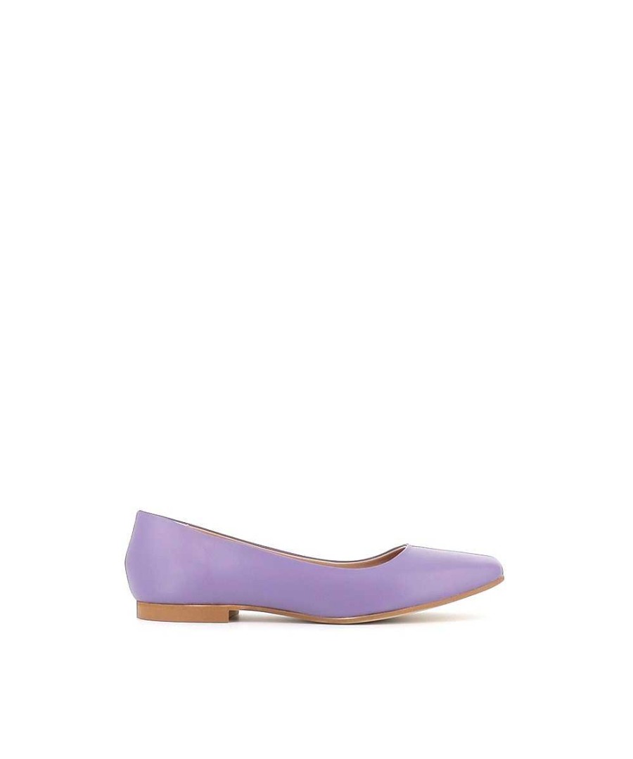 Osmose Ballerine Wolfy Cuir Violet New