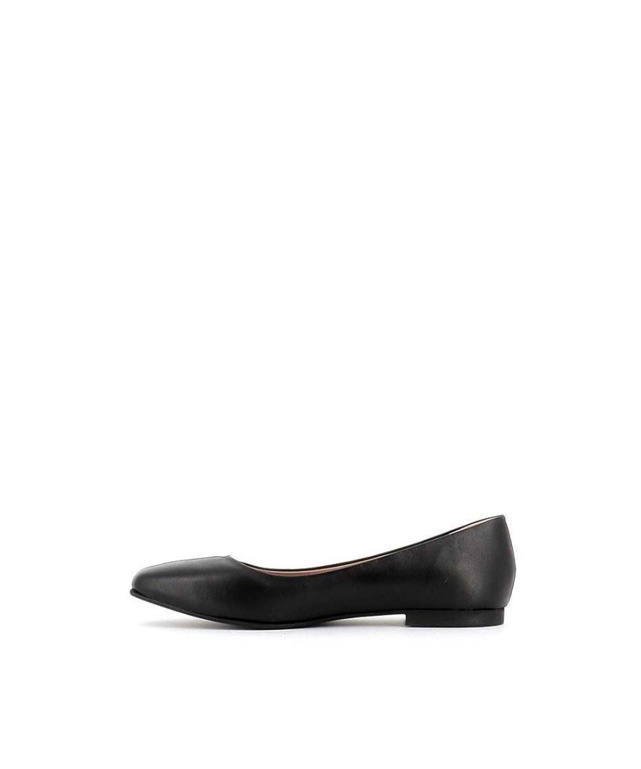 Osmose Ballerine Wolfy Cuir Noir Clearance