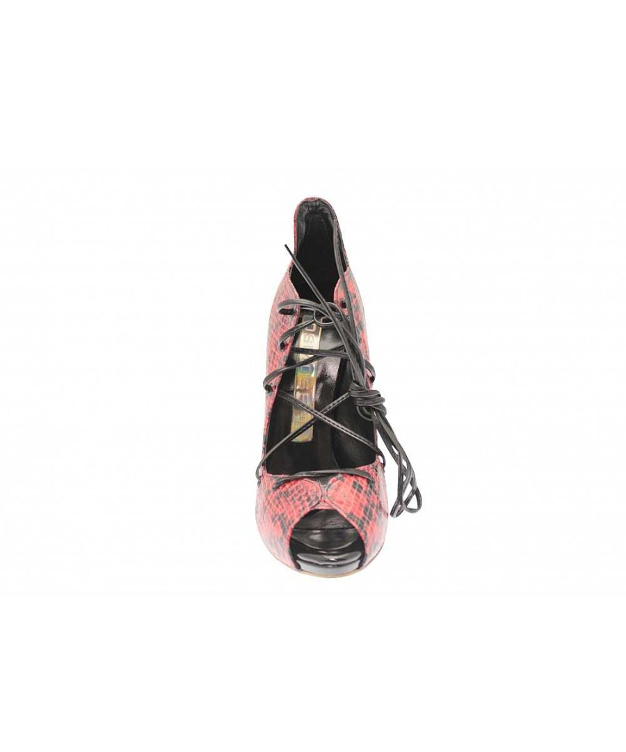 Osmose Coup De Coeur Osmose Shoes: Escarpin Vague Femme Imprime Python Rouge Clearance