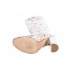 Osmose La Note Sauvage Chic En Botte Femme Python Beige A Talon Carre Osmose New