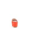 Osmose Mule Compensee Microfibre Orange Clearance