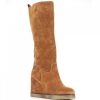 Osmose Botte Fella Daim Camel Talon Compense New