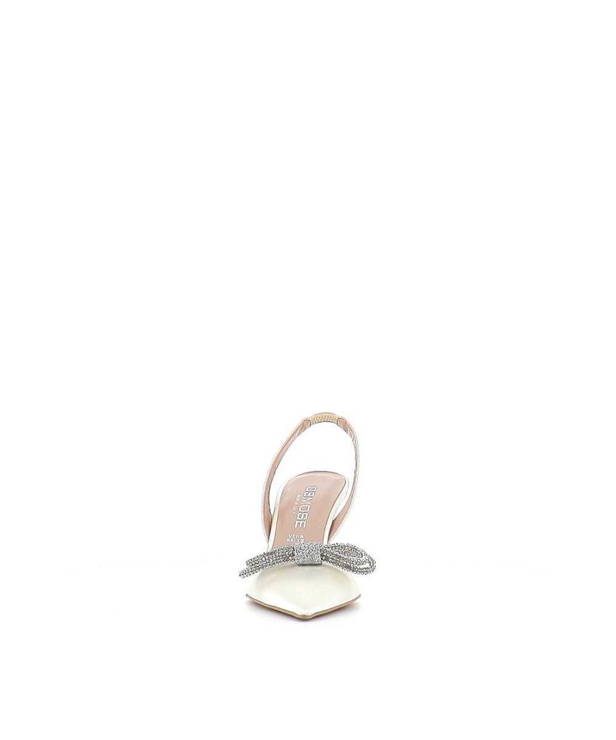 Osmose Escarpin Rosalie Satin Beige Clearance